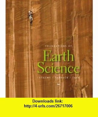 Foundations earth science lutgens 6th edition pdf
